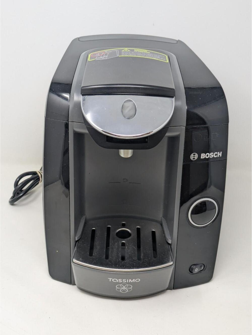 Bosch Tassimo TAS4702UC/01 Single Serve Coffee Maker Black Tested  Cleaning Disc